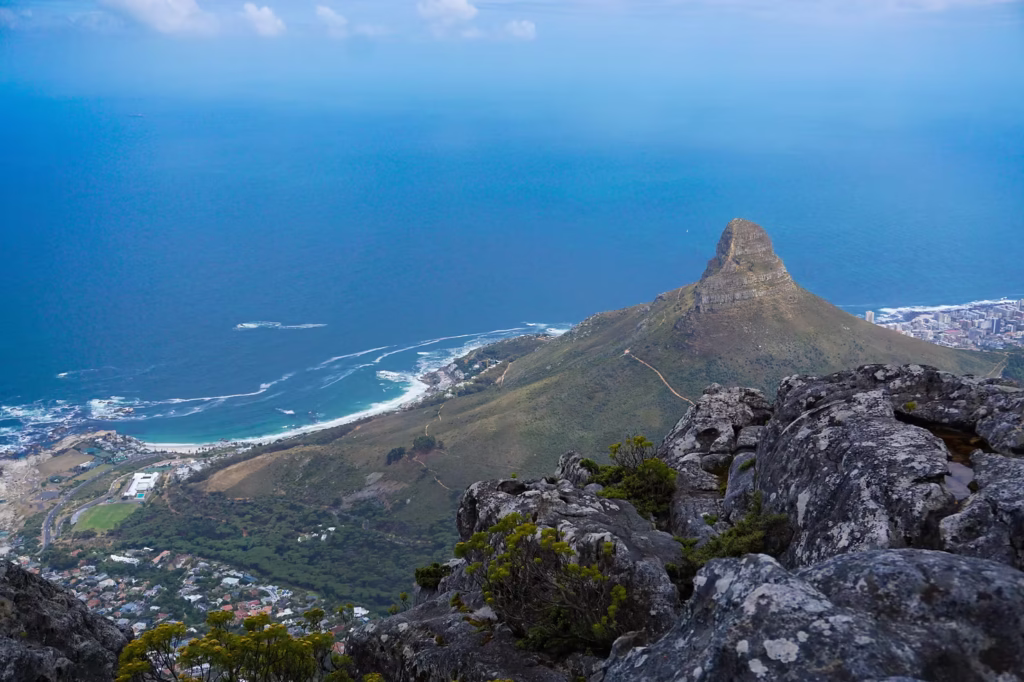 Vista de cima da Table Mountain