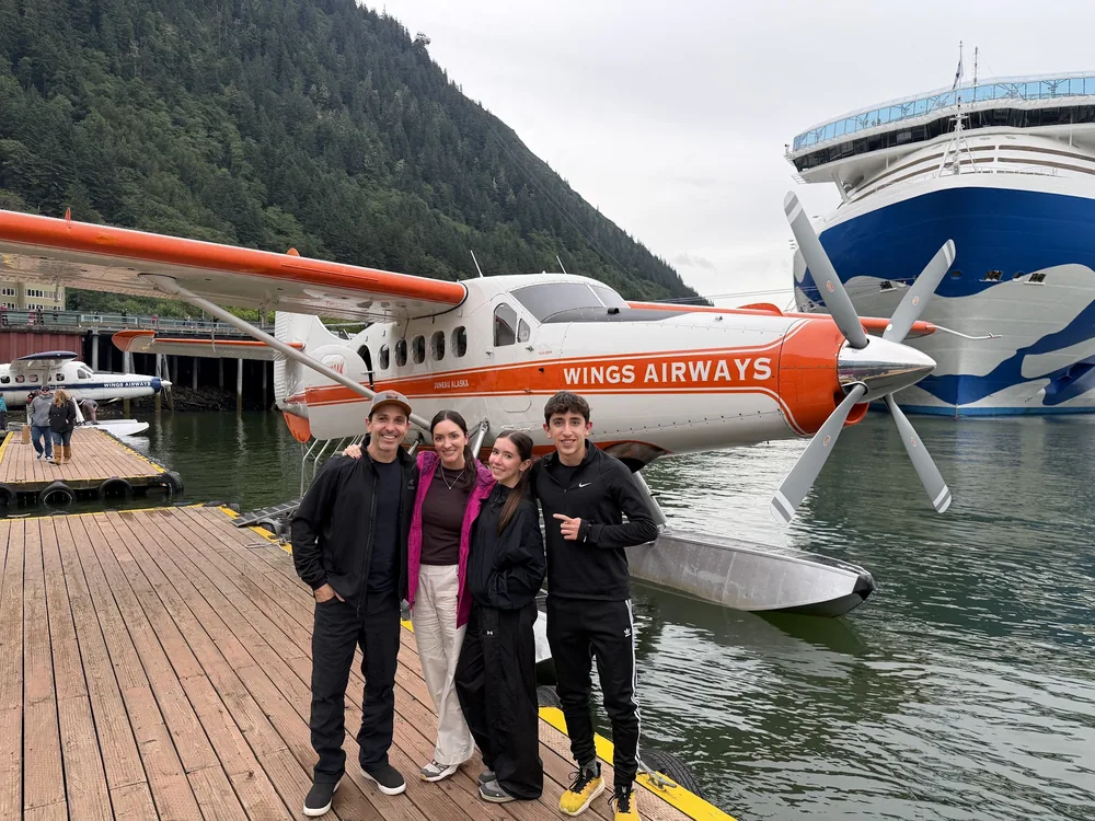 Hidroavião para o sobrevoo do Juneau Icefield, no Alasca